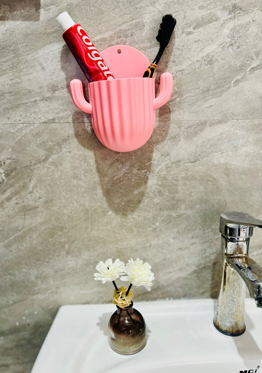 Toothpaste & Toothbrush Holder