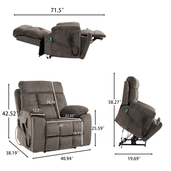 Recliner sofa electric