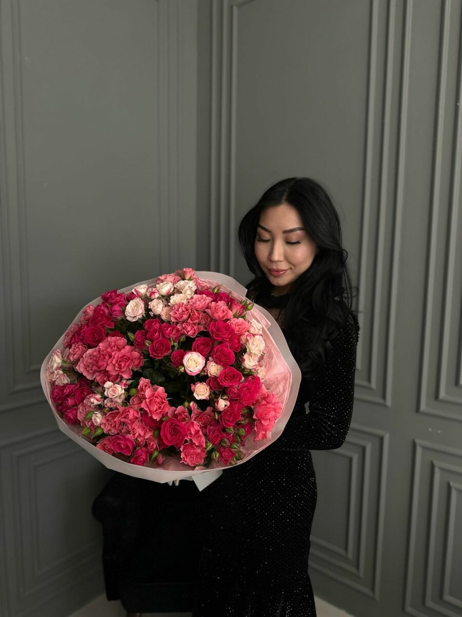 Микс букеты