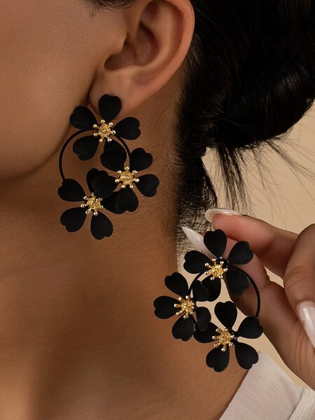 Flower earring