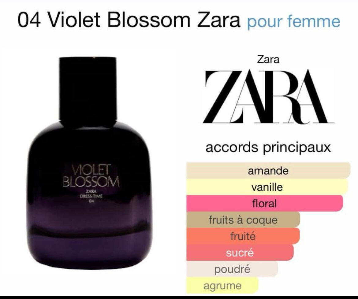 Violet Blossom Zara Femme