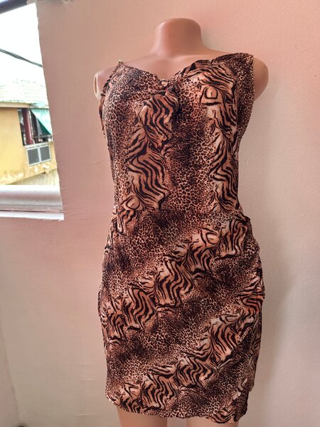 Robe été sans bretelles chic