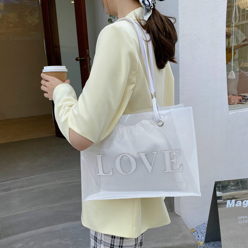 Sac Transparent 'Love' Chic