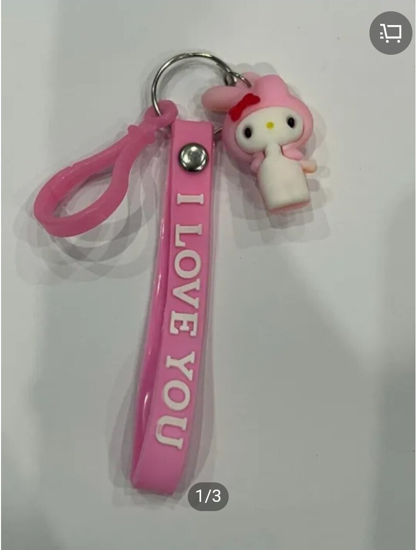 My Melody Cartoon-Anime Rubber 3D Keychain Special Edition