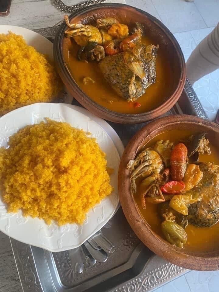 Délicieux plats de foufou