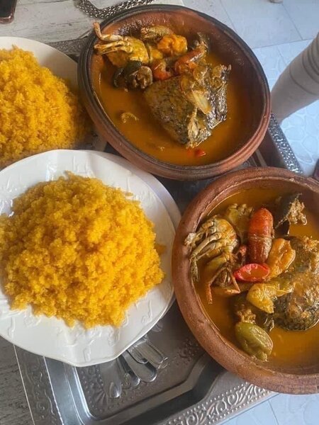 Délicieux plats de foufou