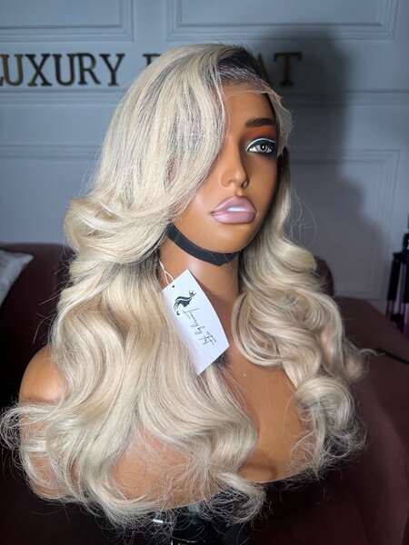 Perruque Blonde HD Luxe