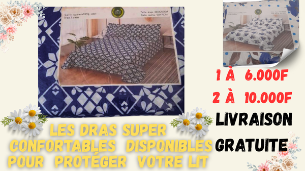 Draps Confortables Lit