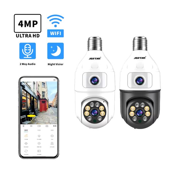 Mini caméra wifi ampoule E27