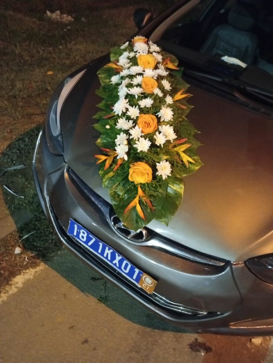 Décoration Florale Voiture Mariage