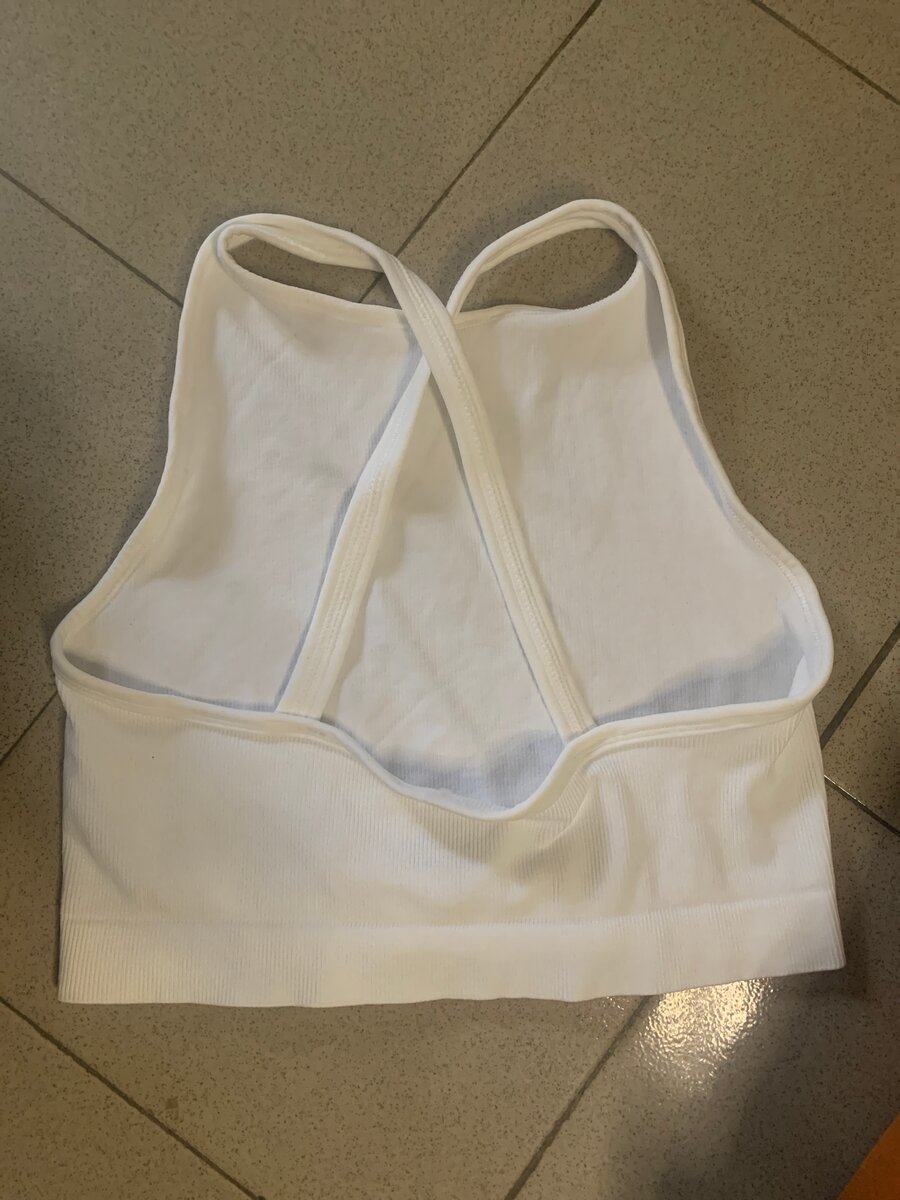 Brassière dos nageur blanc