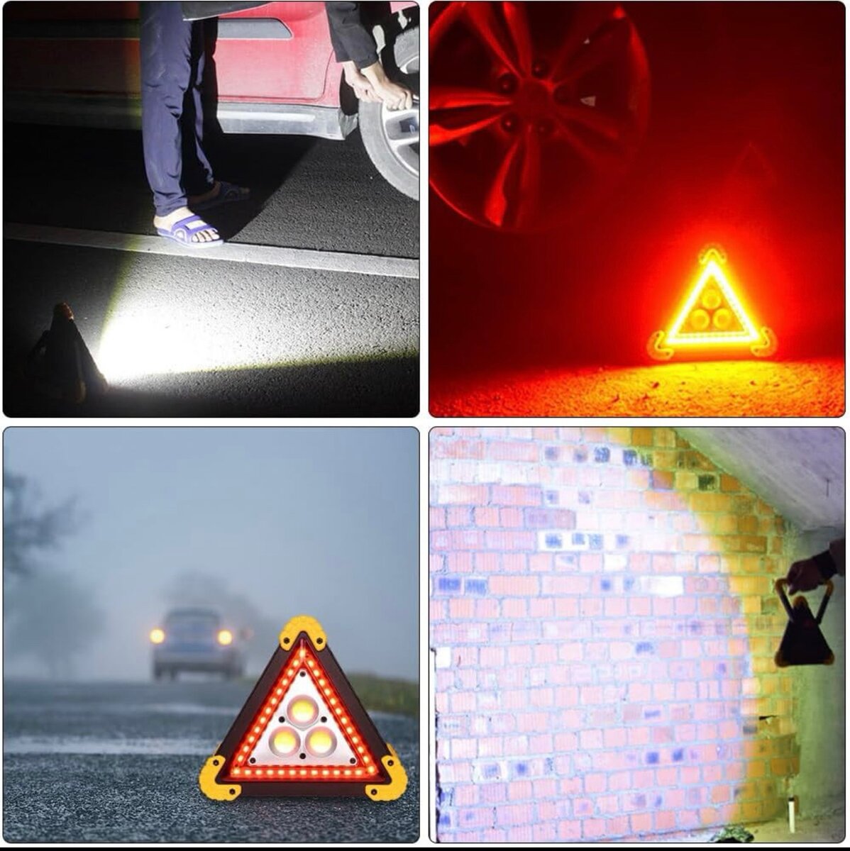Triangles de Signalisation, LED Triangle de Panne de Voiture
