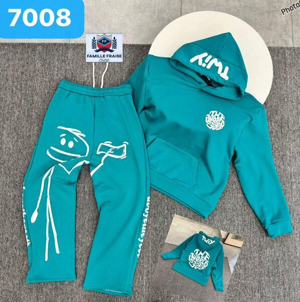 Ensemble survêtement enfant bleu