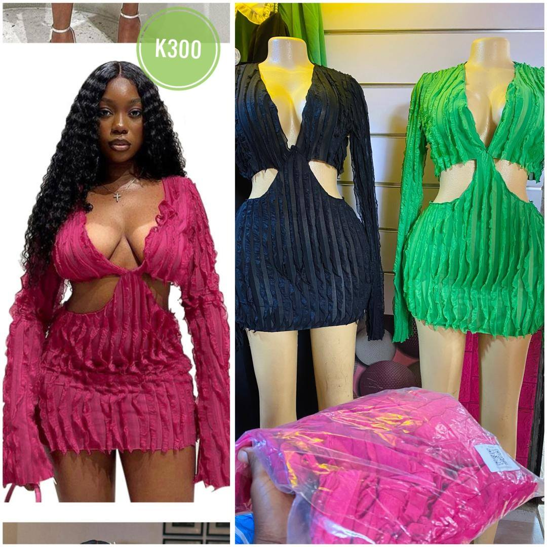 dress with slits