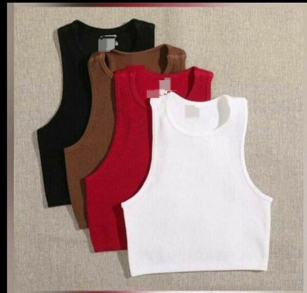 Débardeur côtelé femme