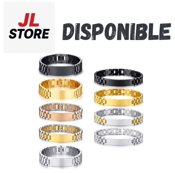 Bracelet acier inoxydable élégant
