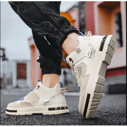 Men Breathable Outdoor Walking Men's Sneaker Comfortable PU