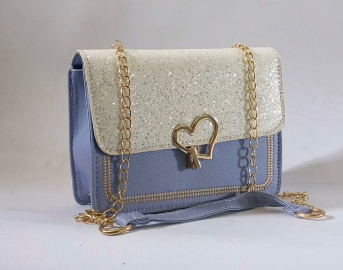 Glitter  chain bag