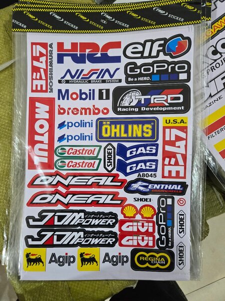 Autocollants Moto Racing