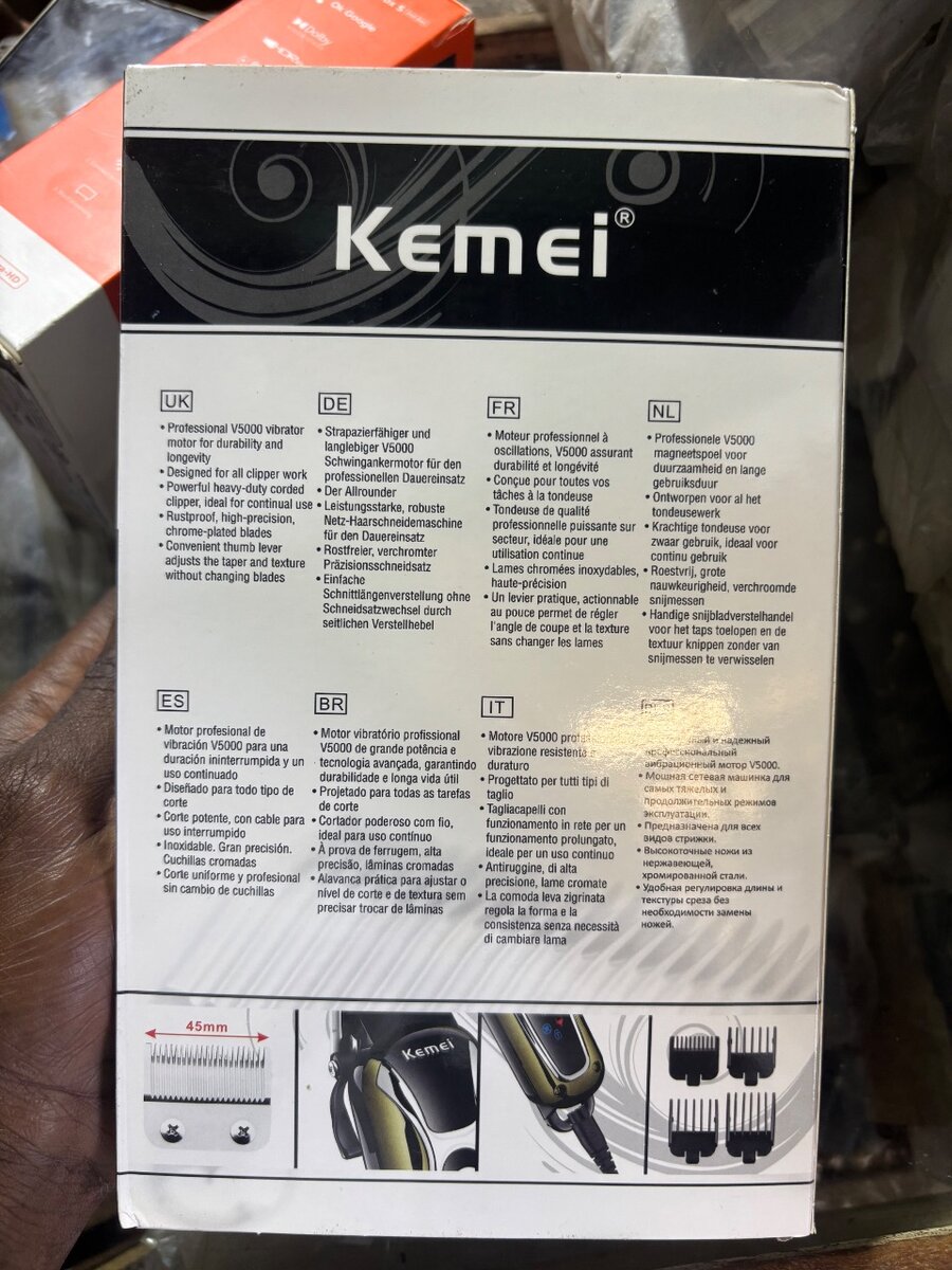 Kemei Tondeuse Professionnelle KM-1990