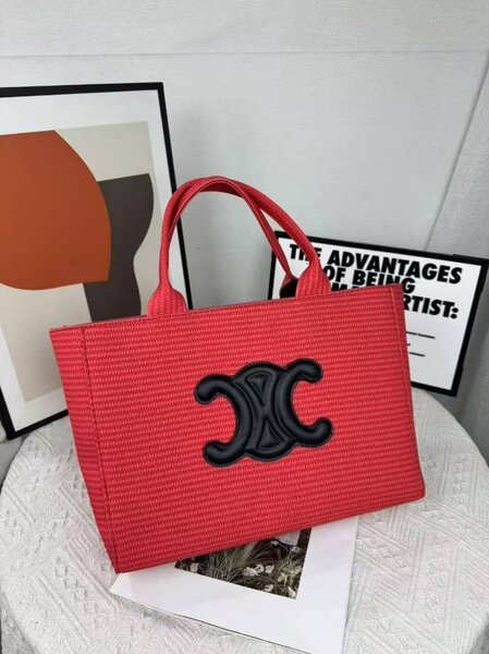 Sac à main rouge