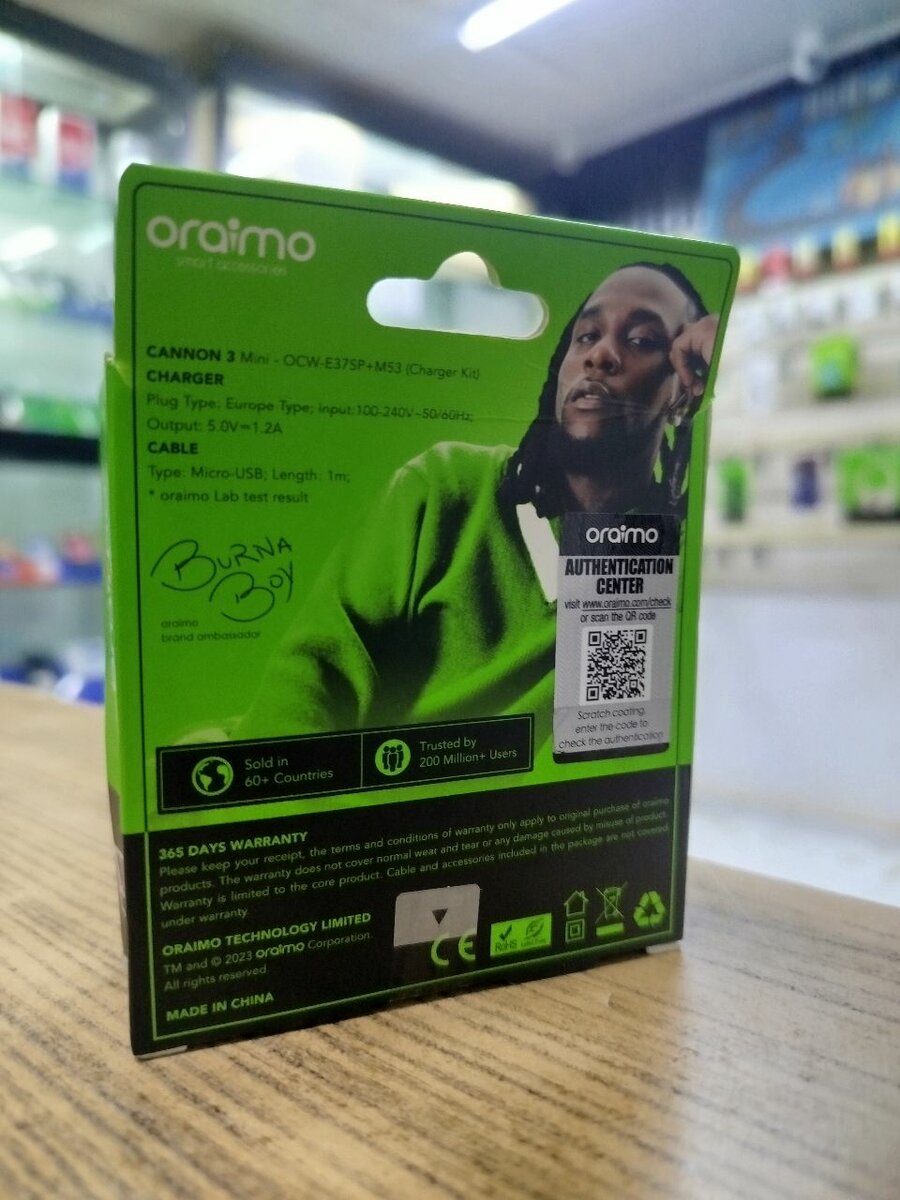 Chargeur Rapide Oraimo Micro-USB