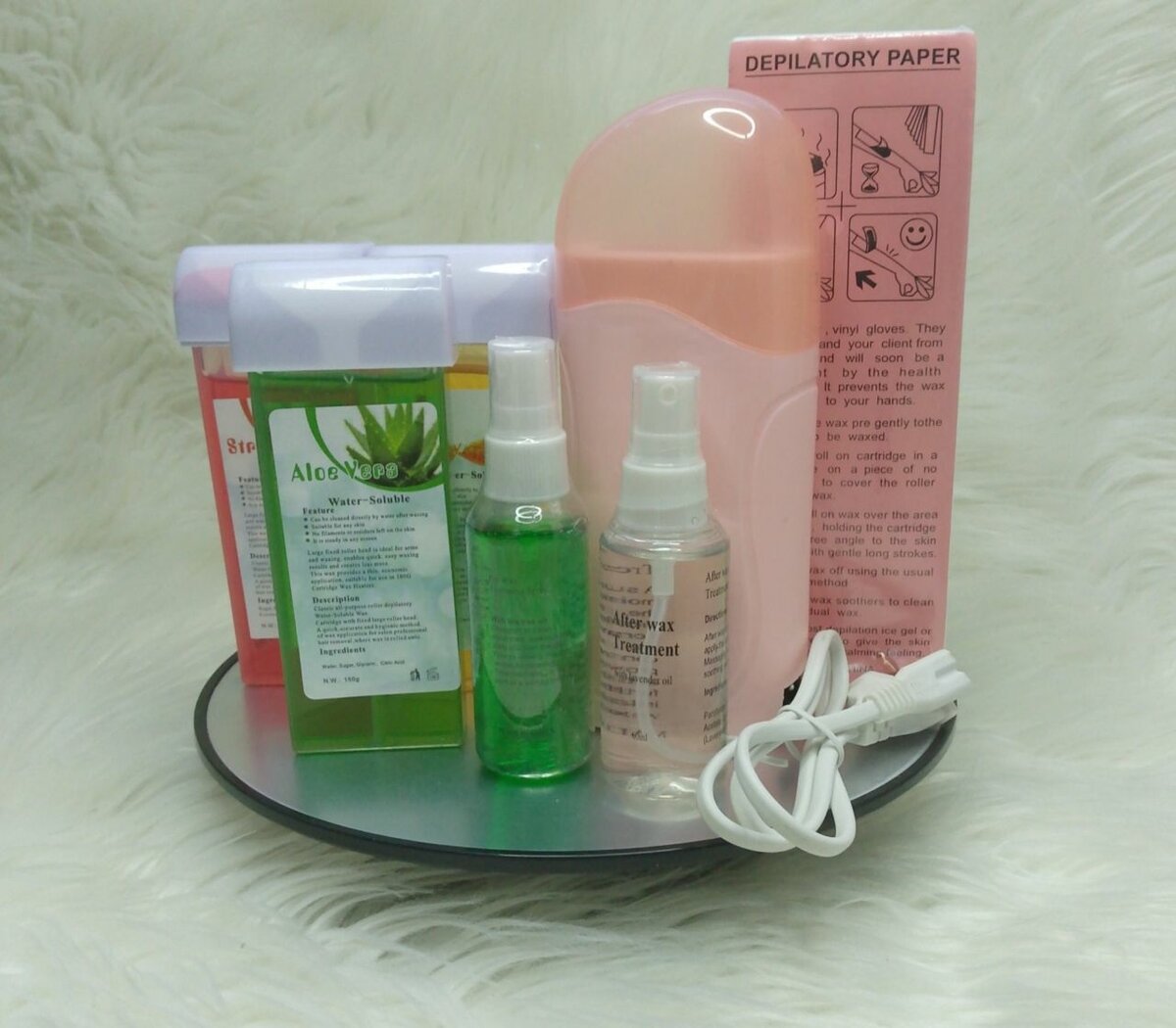 Kit dépilation à la cire