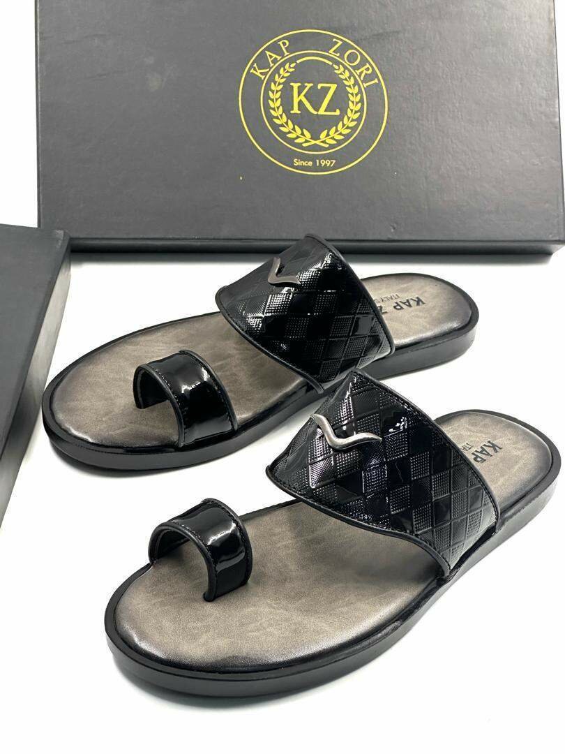 Quality leather slippers