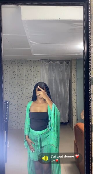 Ensemble culotte + haut noir