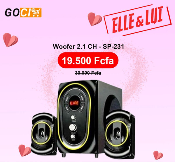 Woofer 2.1 CH - SP-231