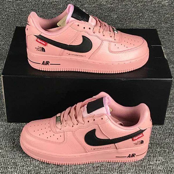 Baskets classiques Air Noir et Rose