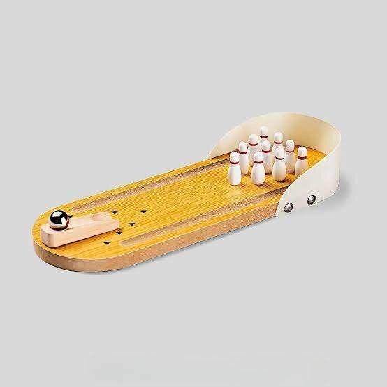 Mini Bowling Game - Wooden Material