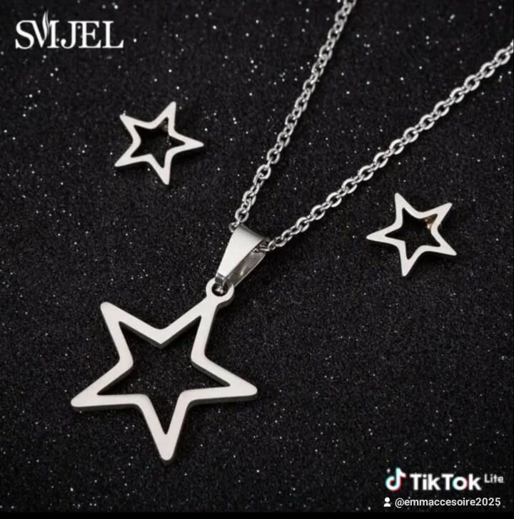 Chaine complet boucles d'oreilles