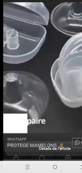 Protège-mamelons en silicone