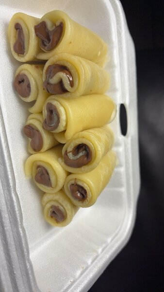 Crêpe nature au Nutella