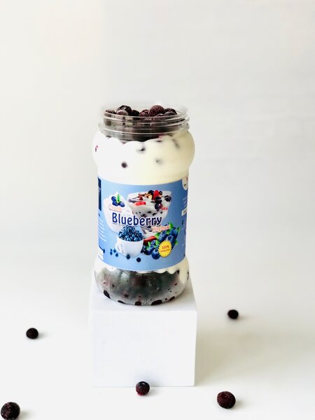 Blueberry Greek yoghurt