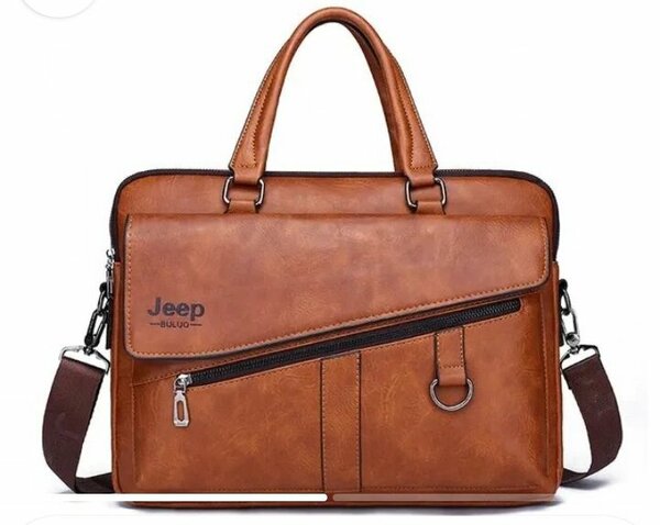 Sac pour ordinateur portable jeep en cuir  imperméable
