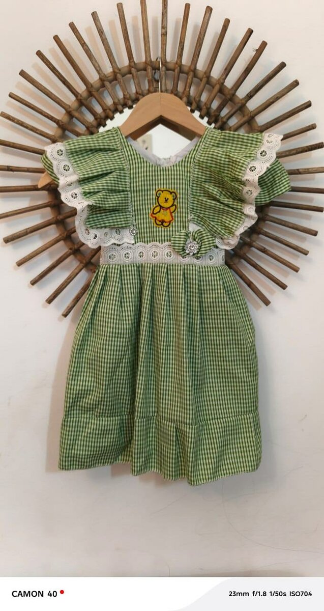 Robe Enfant à Carreaux Jolis