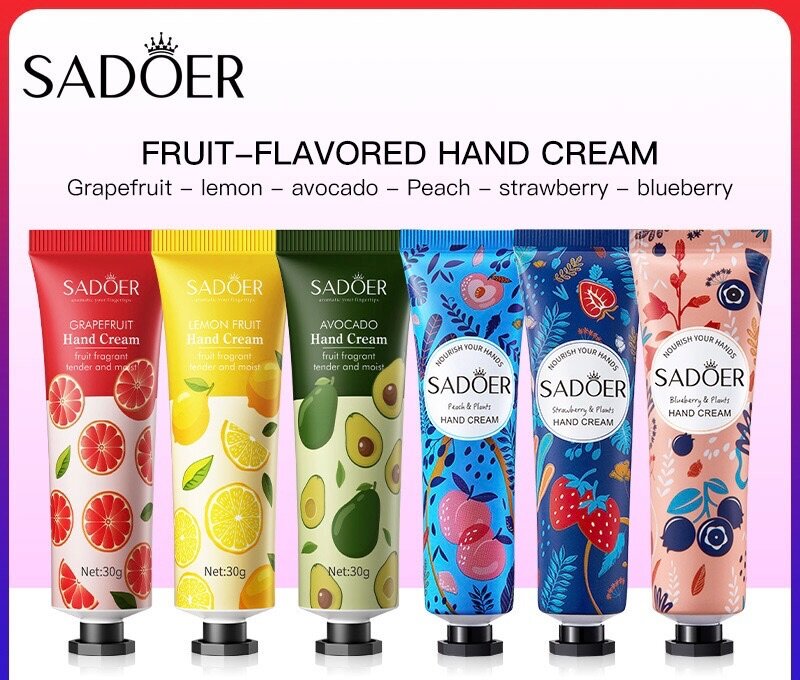 Fruit-Flavored Hand Cream Set  Nourish Your Hands!