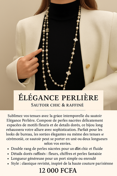 Collier Élégance Perlière