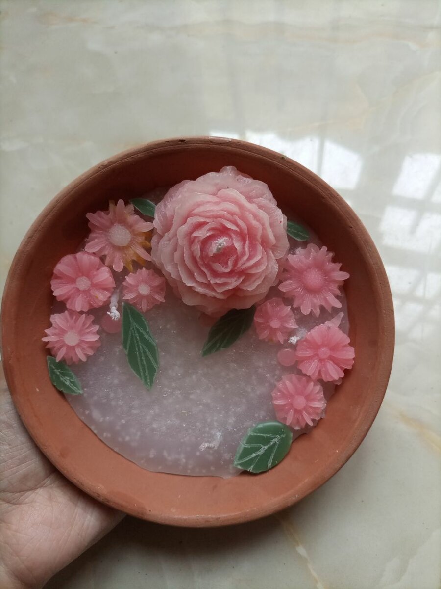 Scented candle bowl