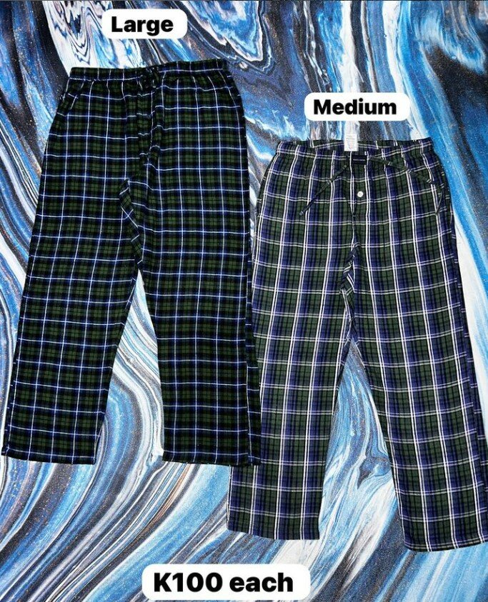 Women's comfortable plaid pajama pants