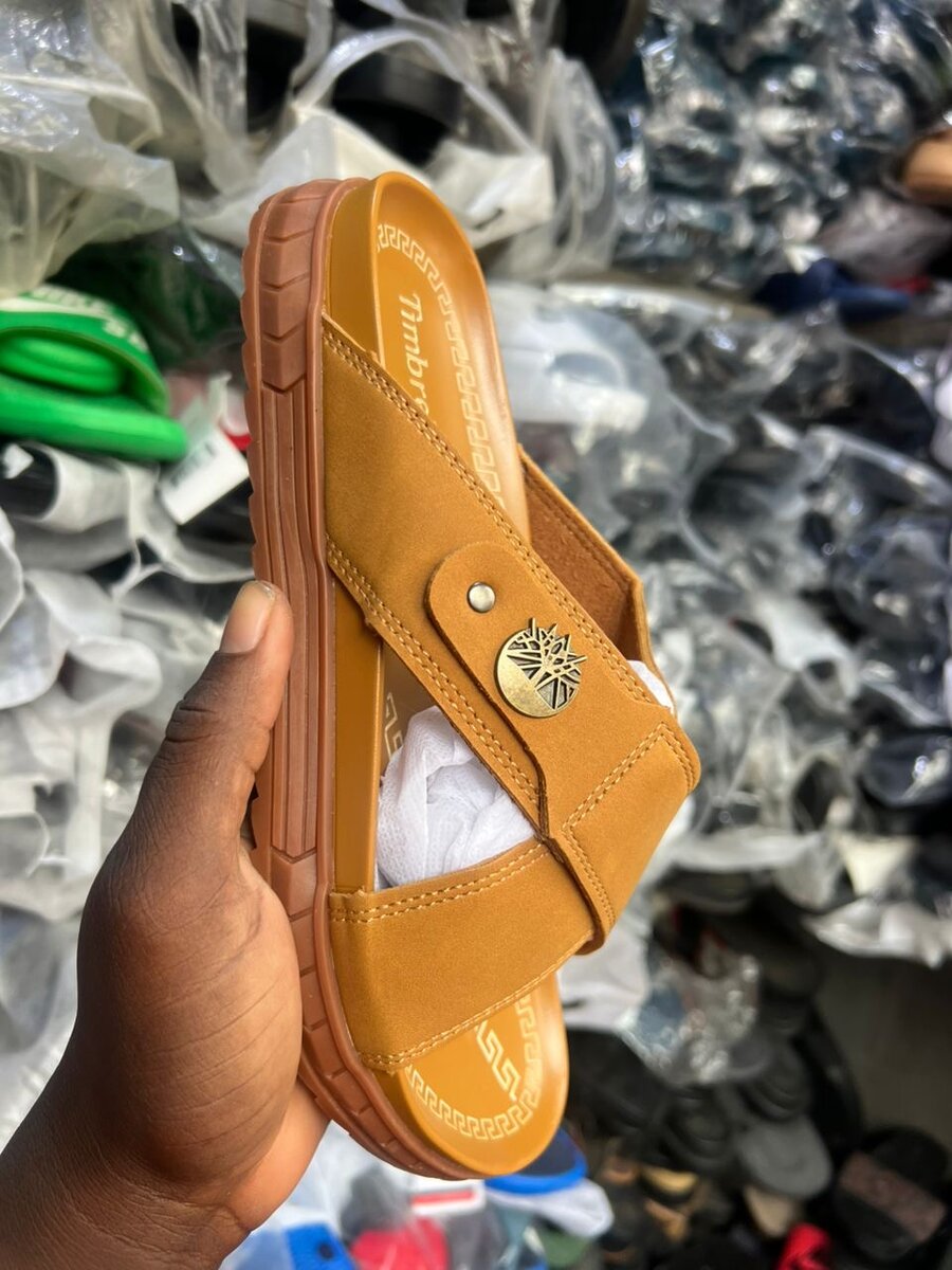 Sandales décontractées en cuir pour hommes