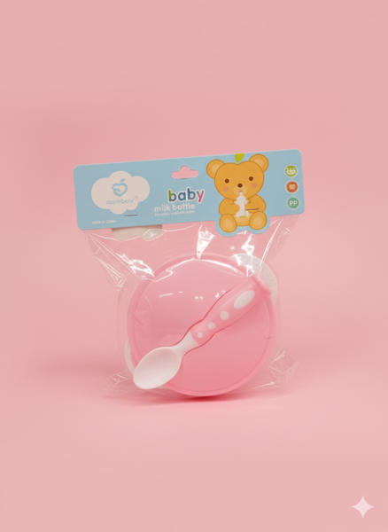 Set Vaisselle Bébé avec Cuillère