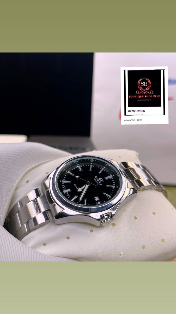 Montre Casio authentique avec sa boîte