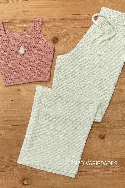 Ensemble crochet estivale