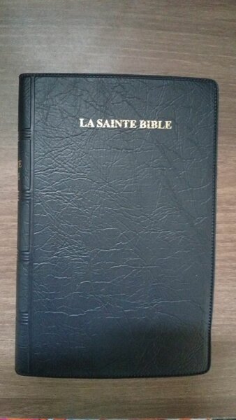 La Sainte Bible cuir noir