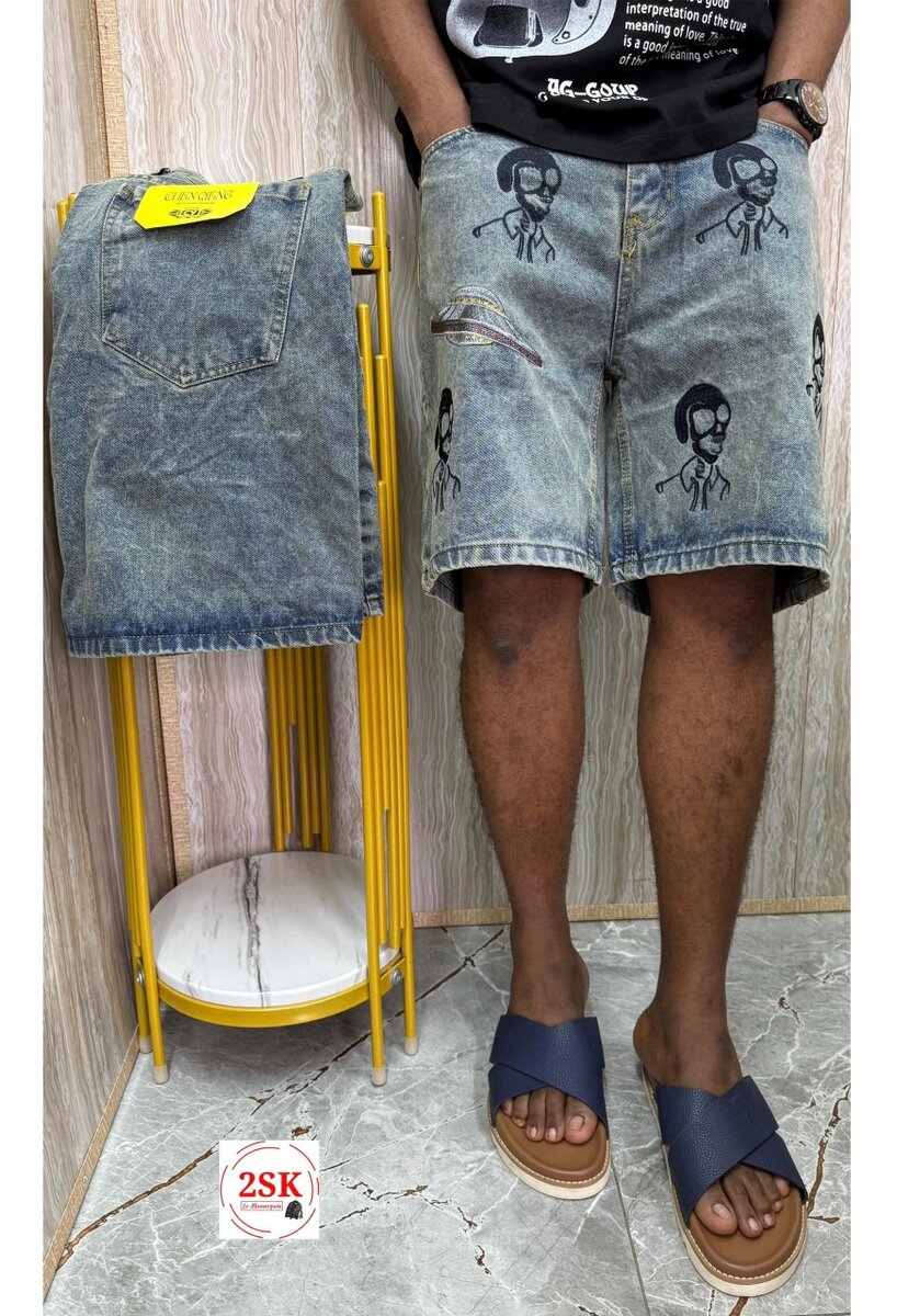 Shorts en jean vintage homme