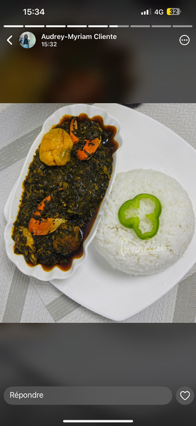 Plat de Riz avec Sauce