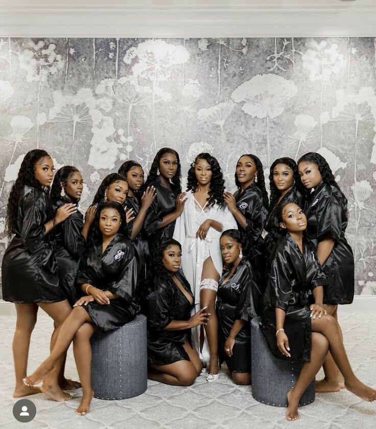 Peignoirs de demoiselles d'honneur